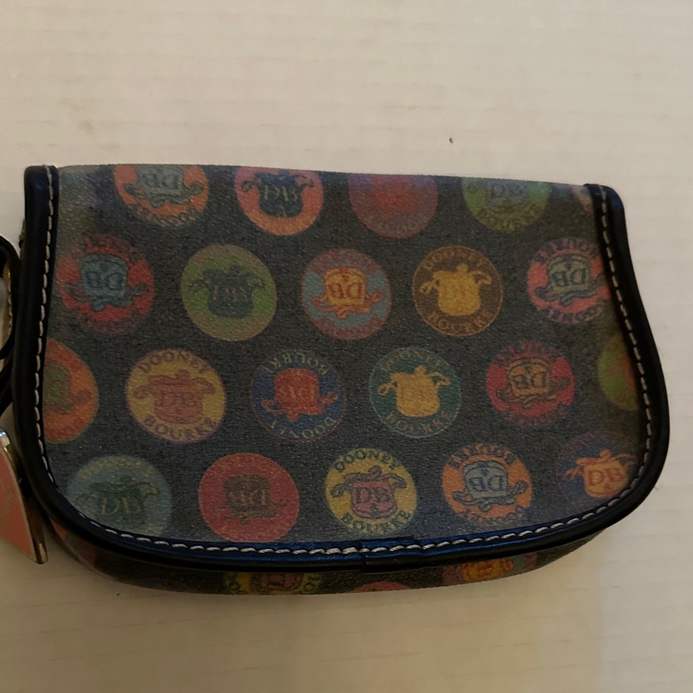 Dooney & Bourke Colorful Logo Wristlet - Picture 5 of 9